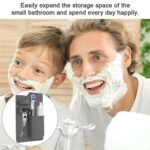 NEW Toothbrush Holder Shower Organizer Silicone Bathroom Storage Razor - Image 4
