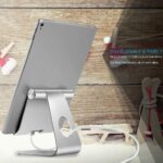 New Universal Folding Aluminum Tablet Mount Holder Stand For iPad iPhone Samsung - Image 3