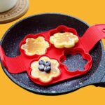 Nonstick Pancake Pan Flipper Silicone Egg Omelette Mould Breakfast Maker Tool - Image 3