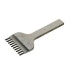 Prong Diamond Chisel Pre Stitching Leather Punch Hole Craft Working Tool Set 4mm - Image 4