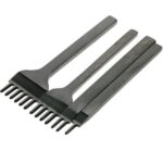 Prong Diamond Chisel Pre Stitching Leather Punch Hole Craft Working Tool Set 4mm - Image 5