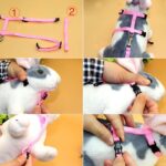 Running Walking Pet Rabbit Soft Harness Leash Adjustable Bunny Traction Rope AU - Image 4