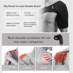 Shoulder Brace Rotator Cuff Pain Relief Support Therapy Belt Sleeve Left/Right - Image 5
