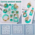 Silicone Pendant Earrings Mold Making Jewelry For Resin Necklace Mould Craft DIY - Image 2