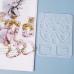 Silicone Pendant Earrings Mold Making Jewelry For Resin Necklace Mould Craft DIY - Image 4