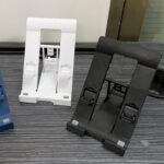 Universal Plastic Desk Tabletop Phone Tablet Stand Holder Foldable Adjustable - Image 2