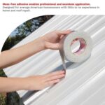 Waterproof Tape Butyl Rubber Aluminium Foil Roof Pipe Caravan Repair Flashing 5m - Image 5