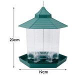 Wild Bird Feeder Hanging Garden Seed Container Waterproof Gazebo Shape Outdoor - Image 2