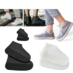 2xRecyclable Silicone Overshoes Rain Waterproof Shoe Covers Boot Cover Protector
