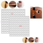 200 Self Adhesive Clear Silicone Gel Door Cabinet Drawer Damper Bumper Pads Feet