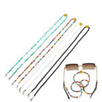 Unisex Eye Glasses Sunglasses Spectacles Eyewear Beaded Chain Cord Lanyard Strap