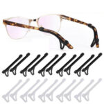 2~10 Pairs Silicone Glasses Temple Hook Tip Eyeglasses Ear Grip Anti Slip Holder