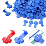 60 X Wire Connector Scotch Lock Quick Splice Red And Blue Wire Terminals AU
