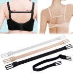 3PCS Lady Nonslip Elastic Adjustable Band Bra Strap Holder Strap Racer Back Clip