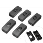1-10x 12V INLINE CABLE ON-OFF ROCKER SWITCH BLACK lamp spot light inline caravan