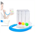 1/2pcs Deep Breathing Lung Exerciser 3 Ball Meter Spirometer Trainer Safe Breath