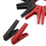 100A Car Battery Alligator Clip Test Terminal Clamps Set Red Black Pure copper - Image 7