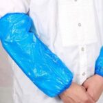 100Pcs Disposable Plastic Protective Arm Sleeve Covers Hospital Kitchen Saloon - Image 6