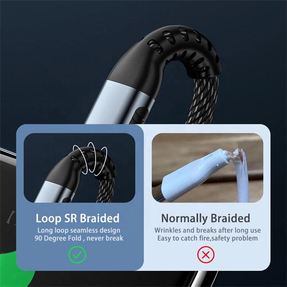 100W USB C to Type C Charger Cable 5A Fast Charging Lead Data Cord for Samsung - Image 5