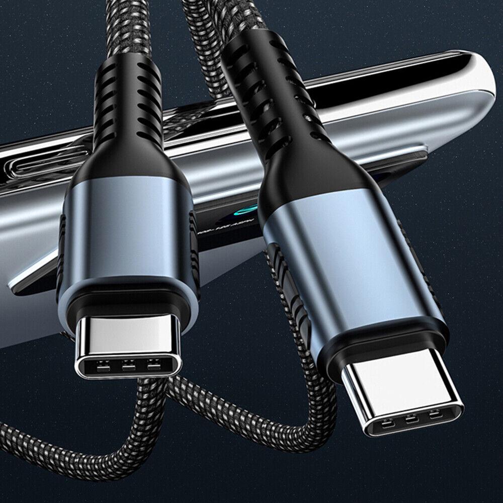 100W USB C to Type C Charger Cable 5A Fast Charging Lead Data Cord for Samsung - Image 3