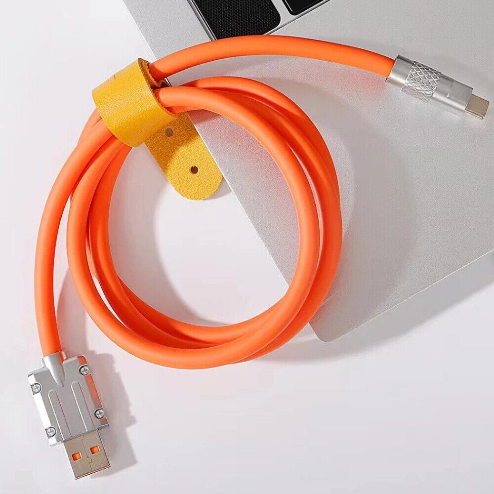 100W USB to Type C PD Fast Charger Cable 6A Lead Data Cord For Samsung iPhone - Image 6