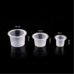100-1000pcs Tattoo Ink Cups Plastic Cups Pots Pigment Cosmetic Microblading Caps - Image 5