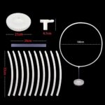 100/180CM Circle Balloon Arch Frame Balloons Stand Holder Kit Wedding Column AU - Image 3