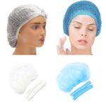 100~500x Disposable Hair Net Cap Stretch Control Cover Piece Shower Travel Sleep - Image 3