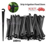 100pcs Hook Fixed Stems Support Holder for 4/7 Drip Irrigation Water Hose