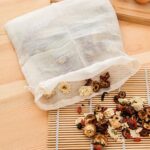 100x Mesh Food Bags Filter bag Muslin Bags Cheesecloth Bags Nut Strainer Cotton - Image 6