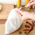100x Mesh Food Bags Filter bag Muslin Bags Cheesecloth Bags Nut Strainer Cotton - Image 4