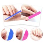 100x Mini Nail Files Professional Disposable Double Side Art Pedicure Manicure - Image 2
