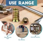 105pcs M4 M5 M6 M8 M10 Thread Hex Drive Insert Fixing Wood Screw Inserts Nut Box - Image 6
