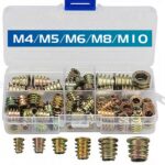 105pcs M4 M5 M6 M8 M10 Thread Hex Drive Insert Fixing Wood Screw Inserts Nut Box - Image 4