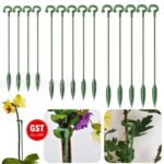 10PCS/SET Garden Single Stem Support Ring Plants Support Stake Fiberglass Flower