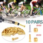 10Pair Insert MTB Hydraulic Brake for Shimano Olive Bike Hose Connector BH90BH59