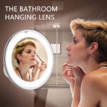 10X Magnifying Makeup Mirror With LED Light Cosmetic 360 Rotation Flexible - Image 7