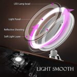 10X Magnifying Makeup Mirror With LED Light Cosmetic 360 Rotation Flexible - Image 3