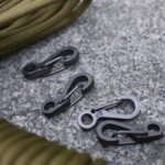 10/20PCS Mini Carabiner Alloy Key Buckle Keychain Snap Spring Clip Hook Tool DIY - Image 5