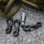 10/20PCS Mini Carabiner Alloy Key Buckle Keychain Snap Spring Clip Hook Tool DIY - Image 4