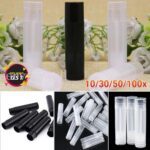 10/30/50/100x Empty lipstick Plastic Lip Balm Container Tubes Caps 5g DIY Balm - Image 2
