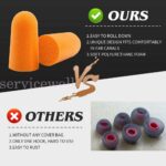 10/50 Pairs Soft Reusable Silicone Ear Plugs For Sleep Study Noise Cancelling - Image 4