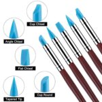 10 PCS Silicone Polymer Clay Sculpting Tool Pen Rubber Tip Color Shaping Wipe AU - Image 6