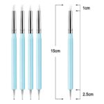 10 PCS Silicone Polymer Clay Sculpting Tool Pen Rubber Tip Color Shaping Wipe AU - Image 2