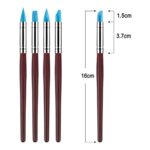 10 PCS Silicone Polymer Clay Sculpting Tool Pen Rubber Tip Color Shaping Wipe AU - Image 3
