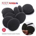 10 x 50mm Foam Pads Ear Pad Sponge Earpad Headphone Cover For Headset 2