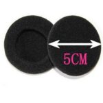 10 x 50mm Foam Pads Ear Pad Sponge Earpad Headphone Cover For Headset 2 - Image 2