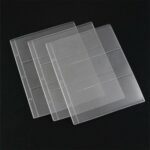 10pcs Paper Money Banknote Holders Album 3 Pockets Pages Sleeves Storage Note AU - Image 5