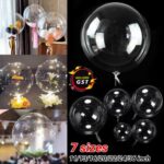 10x 18-90cm Clear Round Giant Bubble BOBO Balloon Birthday Wedding Party Balloon