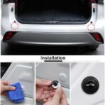 10x Car Shock Absorber Gasket Door Silicone Cushion Cushion Anti Closing Scratch - Image 6